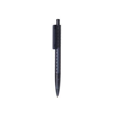 X3 Frosted-Pen aus GRS recyceltem PC, navy blau