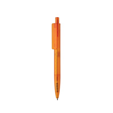 X3 Frosted-Pen aus GRS recyceltem PC, orange