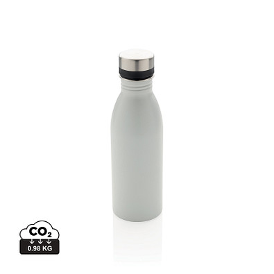 XD COLLECTION Deluxe Wasserflasche aus RCS recyceltem Stainless-Steel, weiß
