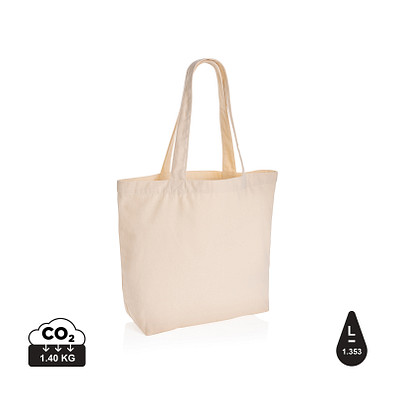 XD COLLECTION Impact Aware™ 240g/m² rcCanvas Shopper + Tasche, ungefärbt, off white