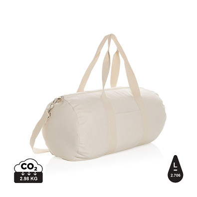 XD COLLECTION Impact Aware™ 285g/m² ungefärbter rCanvas-Seesack, off white