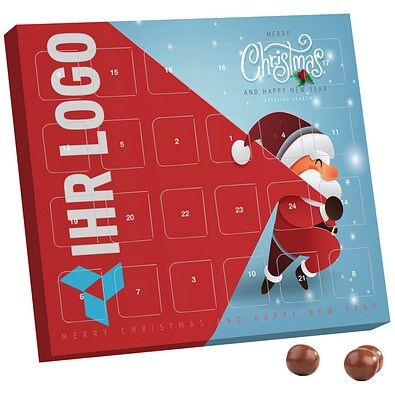 XS Adventskalender, Brandt Knusperkugeln Vollmilch, Little Santa