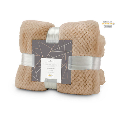 XXL Decke Feel, karamell