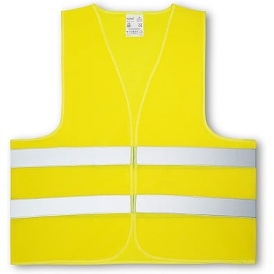 YELLOWSTONE. Reflektorweste aus 100% Polyester, Gelb