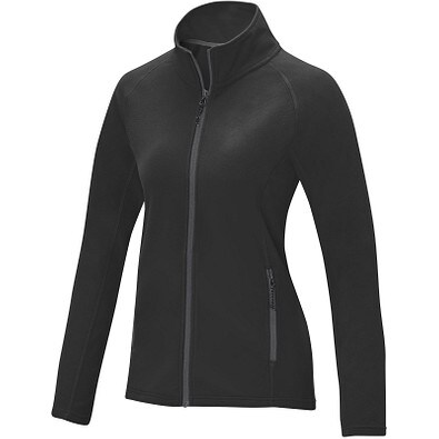 Zelus Fleecejacke für Damen, schwarz,  L