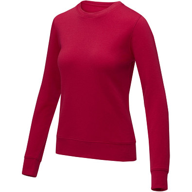 Zenon Sweater mit Rundhalsausschnitt für Damen, rot, XL