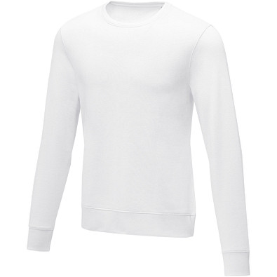 Zenon Sweater mit Rundhalsausschnitt für Herren, weiss, 4XL