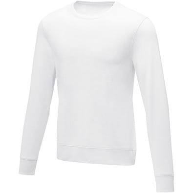 Zenon Sweater mit Rundhalsausschnitt für Herren, weiss, M