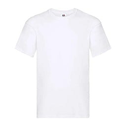 FRUIT OF THE LOOM® Unisex T-Shirt Original T, weiß, L