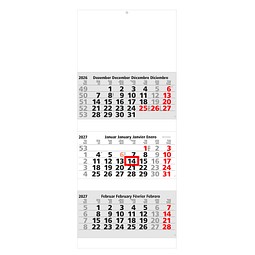 Geiger-Notes 3-Monats-Block-Wandkalender Blick 2026