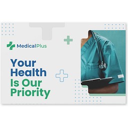 3 Pflaster mit vollfarbig bedrucktem Mini-Papierumschlag, weiss, bamboo