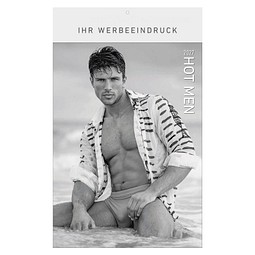 Bildkalender Hot Men 2026, Schwarz/Weiß