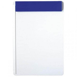 Schreibbrett, weiß/blau