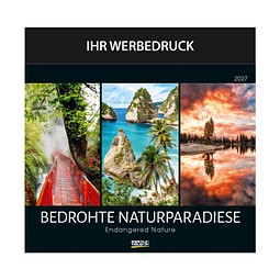 Bildkalender Bedrohte Naturparadiese 2026