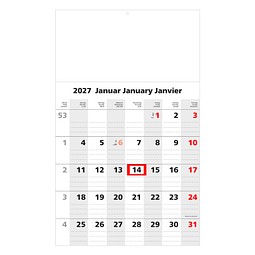 Geiger-Notes Monatskalender Solo 1 2026