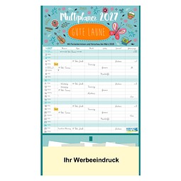 Familienplaner Gute Laune mit Zetteltasche