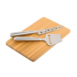 3tlg. Käseset FESCO,braun, silber