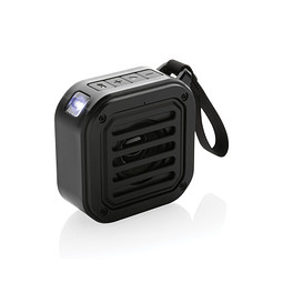 3W kabelloser Sunwave Solar-Lautsprecher aus RCS Kunststoff, schwarz