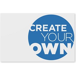 5 Stück individuell gestaltbare Pflaster mit vollfarbig bedrucktem Umschlag aus Kraftpapier, weiss