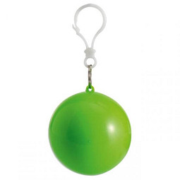 Notfallponcho im Kunststoffball, apfelgrün