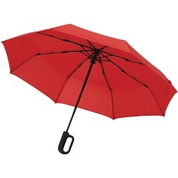 Vollautomatischer Windproof-Taschenschirm SCIROCCO,rot