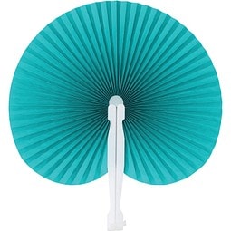 Faltbarer Fächer PEACOCK,petrol