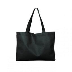 Joytex® Maxi-Vliestasche Textile mit langen Henkeln, schwarz