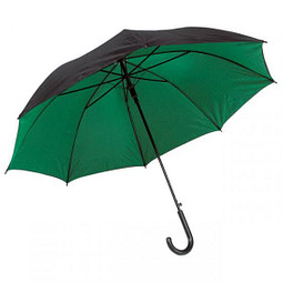 Automatik-Stockschirme Panda, Schwarz/Grün