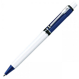 Kugelschreiber, blaue Mine, blau/weiß