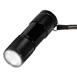 Alu-LED Stablampe Ilumi, schwarz