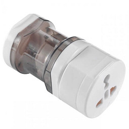 Reiseadapter Mondial, Weiß