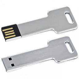 Edelstahl USB Stick Key, 4 GB, silber