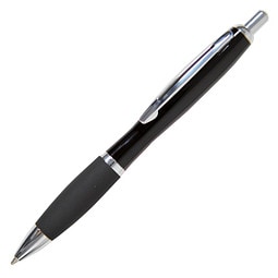 LANCE® Metall-Kugelschreiber Chicago, blaue Mine, schwarz