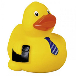 Schnabels® Bade-Ente Business, gelb