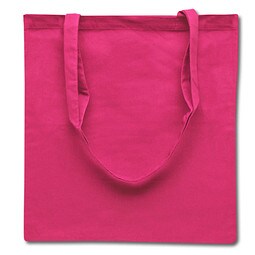 Joytex® Baumwolltasche, lange Henkel, pink