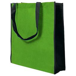 Joytex® Vliestasche Big Shopper, apfelgrün/schwarz