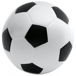 Anti-Stress-Fussball, Schwarz/Weiß