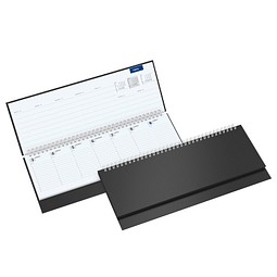 Querkalender Alpha 2026, schwarz