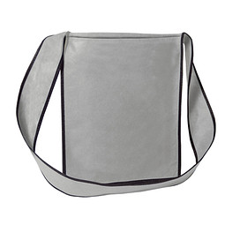 Joytex® Vlies-Umhänge-Dokumententasche, grau