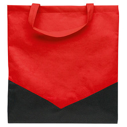 Joytex® Vliestasche Arrow, rot/schwarz