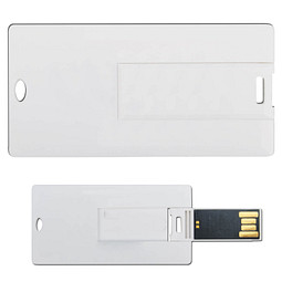 USB-Stick Mini-Card, 16 GB, weiß