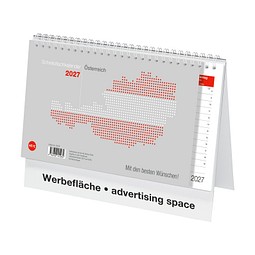 Maxi-Tisch-Stehkalender Österreich 2026
