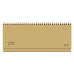 Tisch-Querkalender Nature 2026, braun