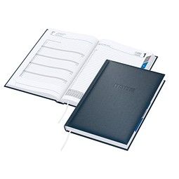 Geiger-Notes Buchkalender VIP Manager Register TivoliSoft 2026, dunkelblau