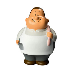 Herr Bert® Anti-Stress-Figuren Metzger-Bert, weiß
