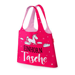 Faltbare Einkaufstasche Tasche für Dich, Einhorn
