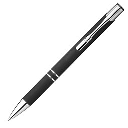 LANCE® Softtouch Metallkugelschreiber Santa Cruz, blaue Mine, schwarz