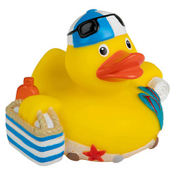 Schnabels® Bade-Ente Strand, gelb