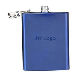 Flachmann Hunter, 200 ml, blau