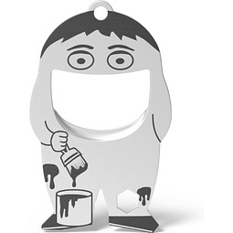 FLASCHENÖFFNER fred painter, silber